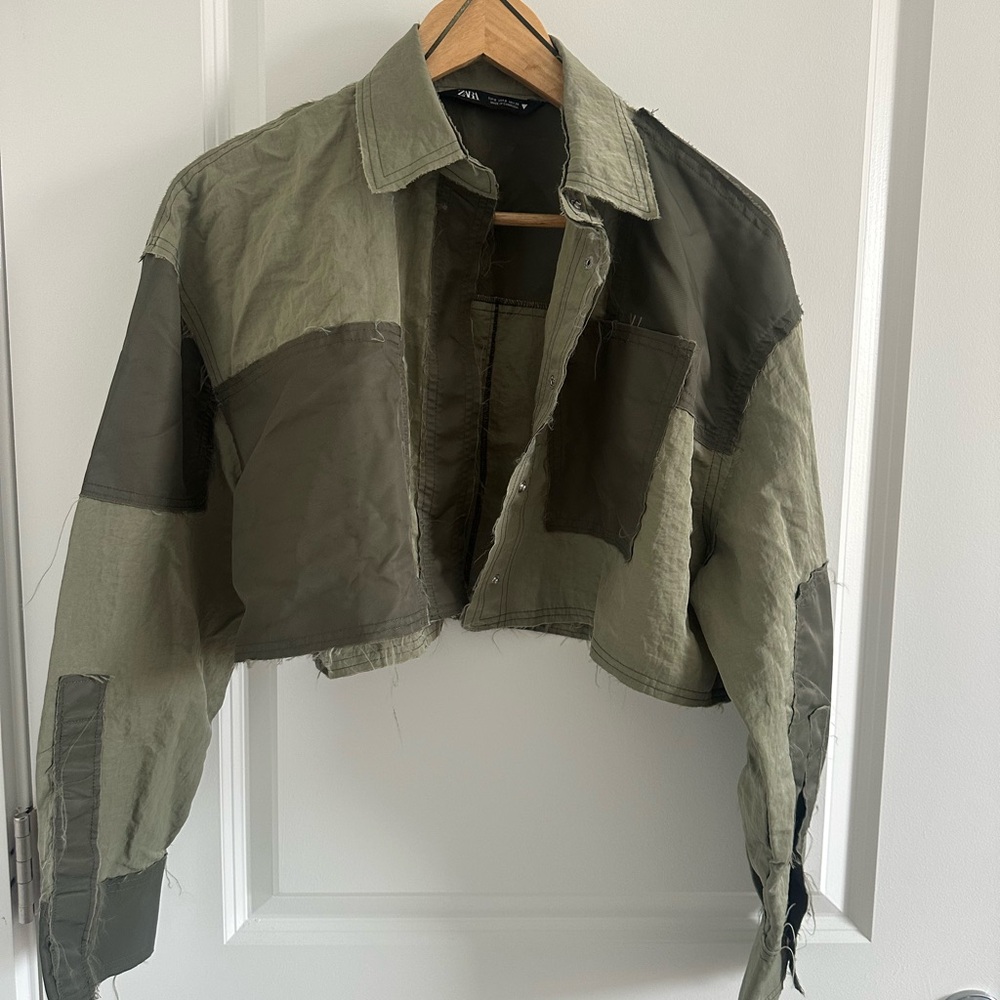 Zara Nylon Patchwork Cropped Top - image 8